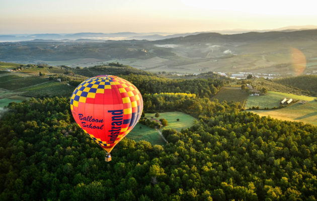 balloing in Tuscany photo credit